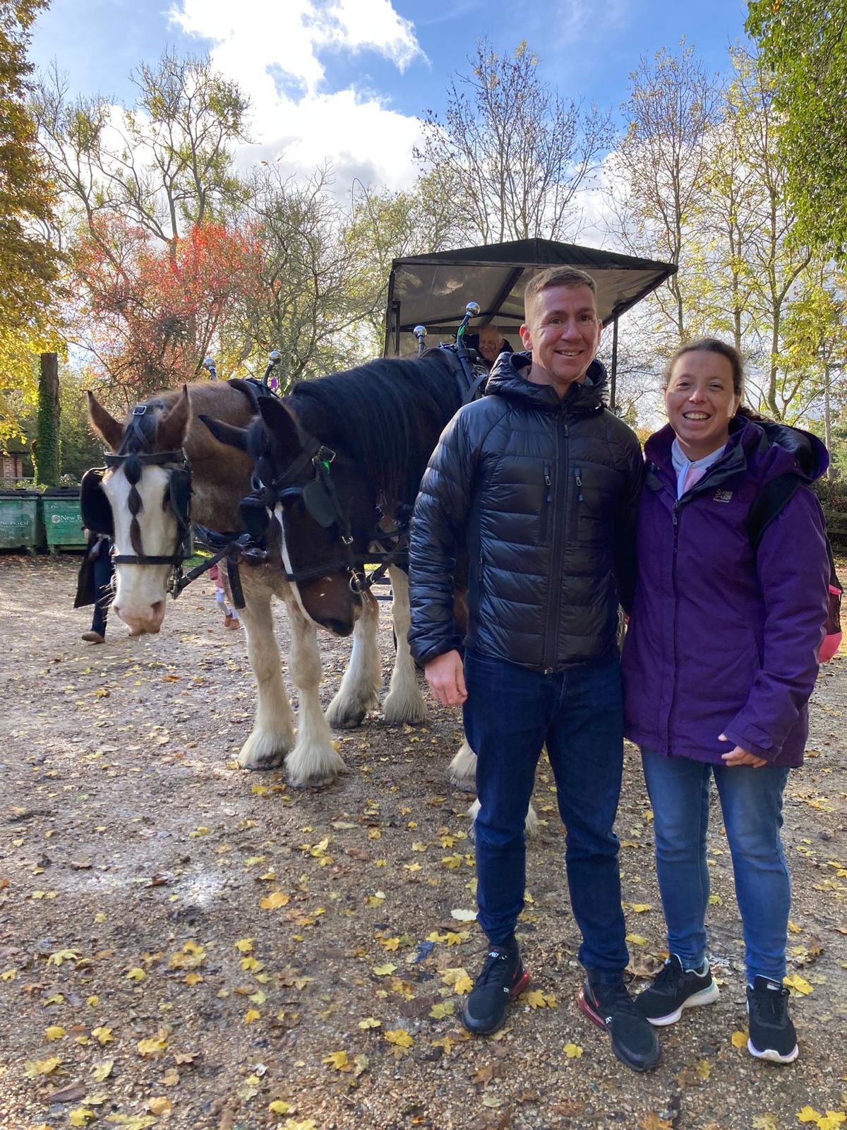 Kirstyn and Glen together in the New Forest